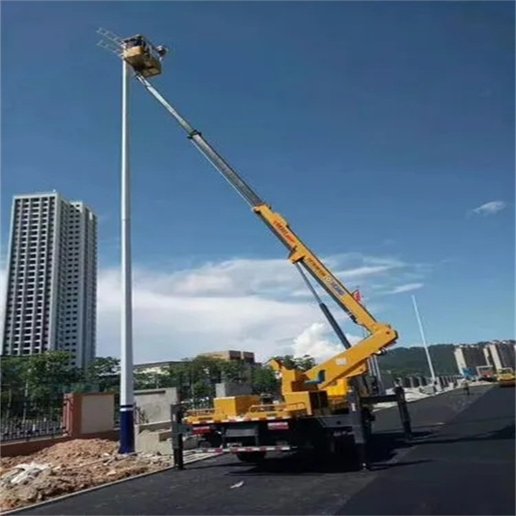 沙市维修路灯的曲臂升降车出租